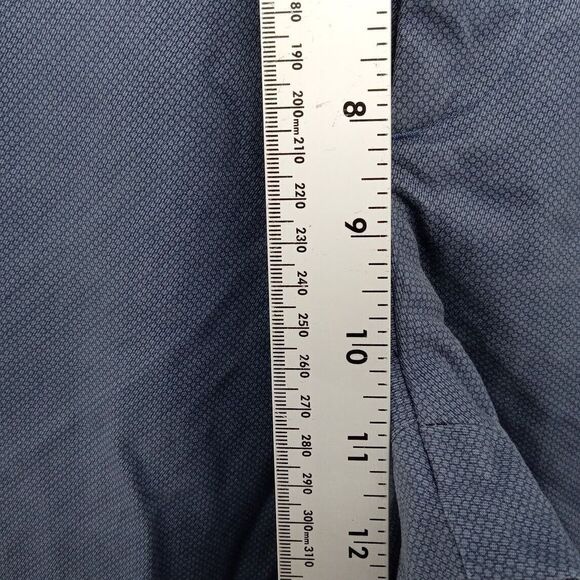 Banana Republic Pants Mens 34x34 Blue Geometric Print Aiden Chinos Preppy - Picture 3 of 9